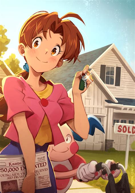 delia ketchum fan art